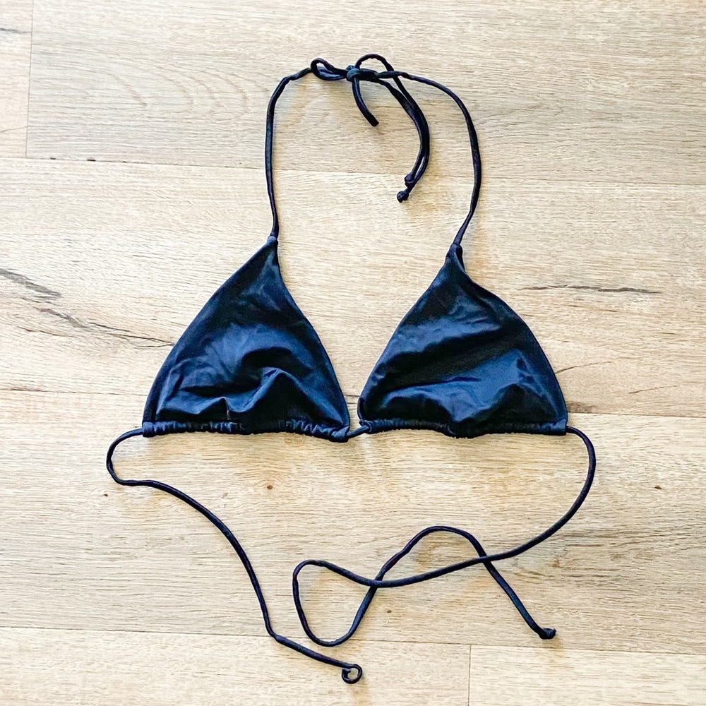 Victoria Secret Black Triangle Bikini Top